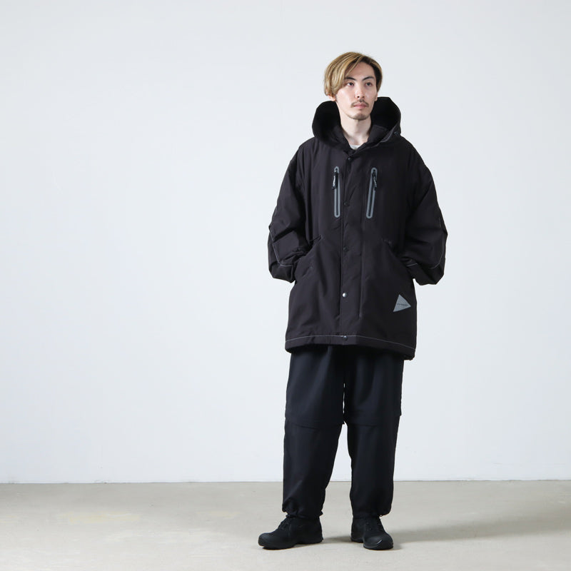 and wander(アンドワンダー) fishtail Octa coat 画像20