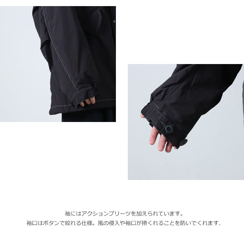 and wander(アンドワンダー) fishtail Octa coat 画像5