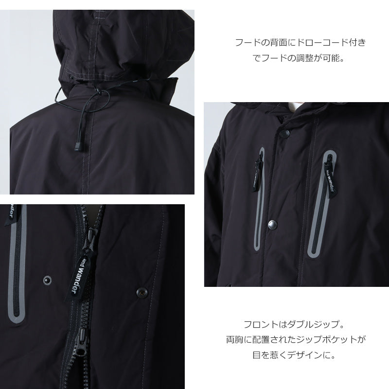 and wander(アンドワンダー) fishtail Octa coat 画像7