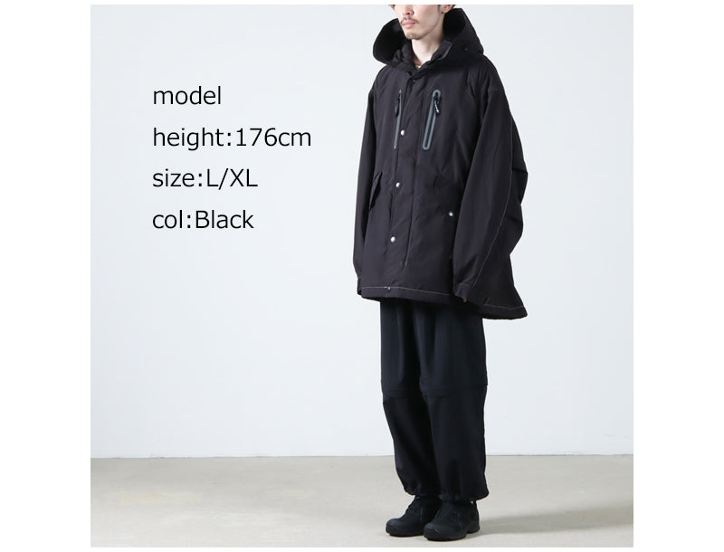 and wander(アンドワンダー) fishtail Octa coat 画像22