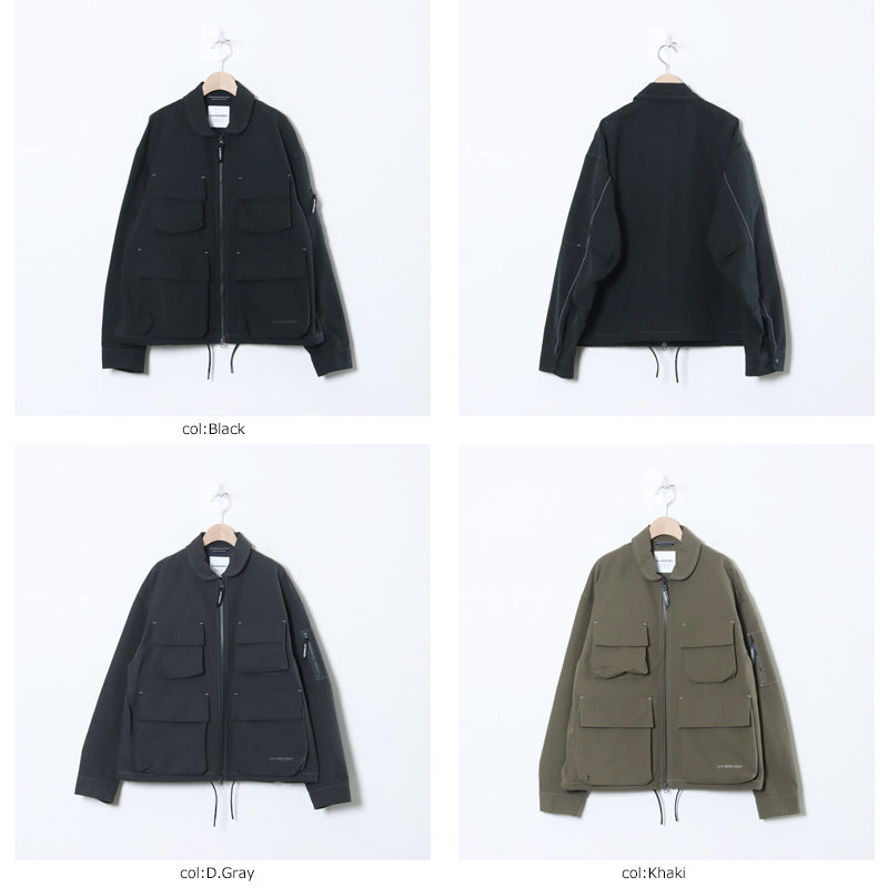 and wander(アンドワンダー) C/PE twill field jacket 画像2