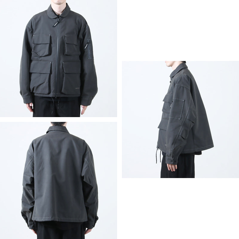and wander(アンドワンダー) C/PE twill field jacket 画像3