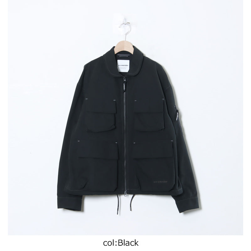 and wander(アンドワンダー) C/PE twill field jacket 画像16