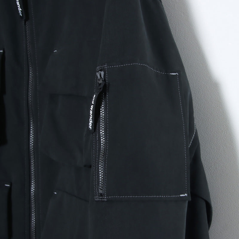 and wander(アンドワンダー) C/PE twill field jacket 画像33