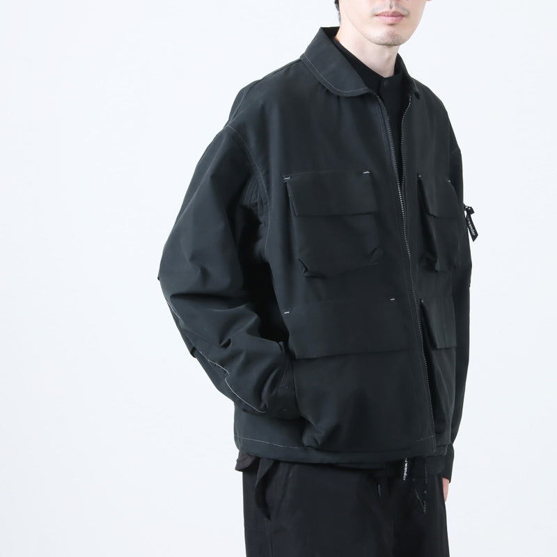 and wander(アンドワンダー) C/PE twill field jacket 画像8