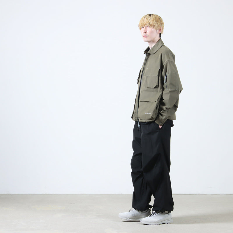 and wander(アンドワンダー) C/PE twill field jacket 画像10