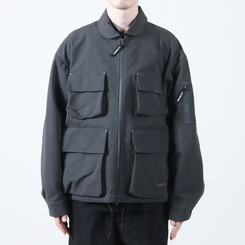 and wander(アンドワンダー) C/PE twill field jacket 画像11