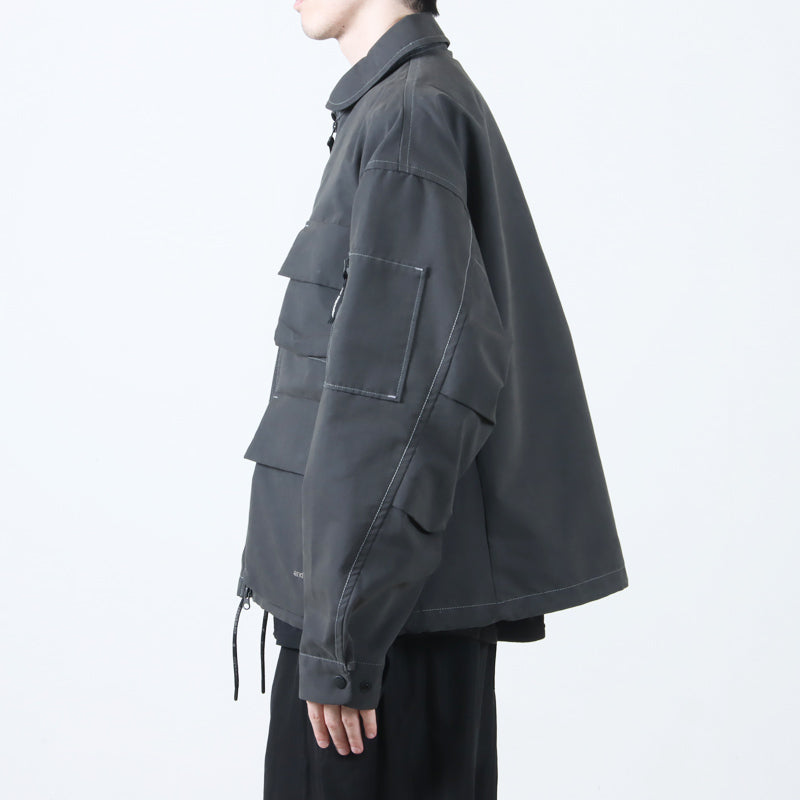 and wander(アンドワンダー) C/PE twill field jacket 画像12