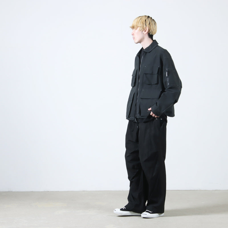and wander(アンドワンダー) C/PE twill field jacket 画像20