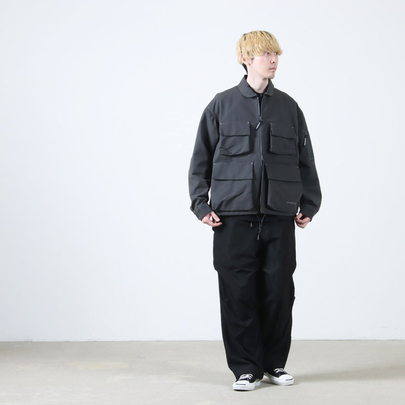 and wander(アンドワンダー) C/PE twill field jacket 画像22