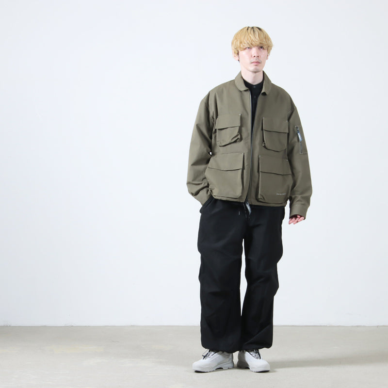 and wander(アンドワンダー) C/PE twill field jacket 画像24