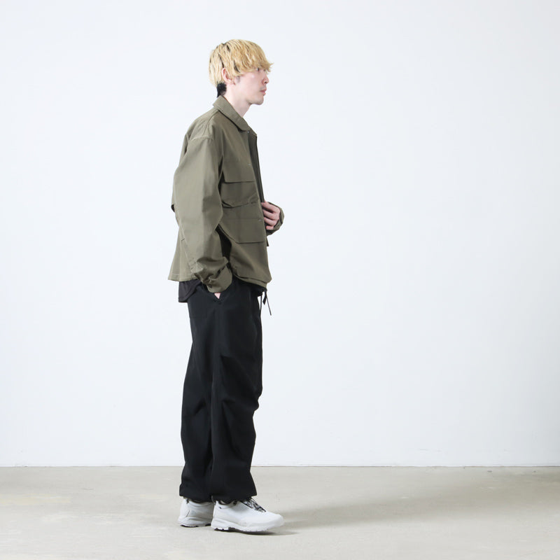 and wander(アンドワンダー) C/PE twill field jacket 画像25