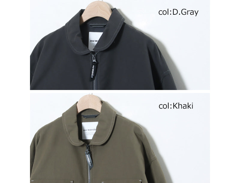 and wander(アンドワンダー) C/PE twill field jacket 画像27