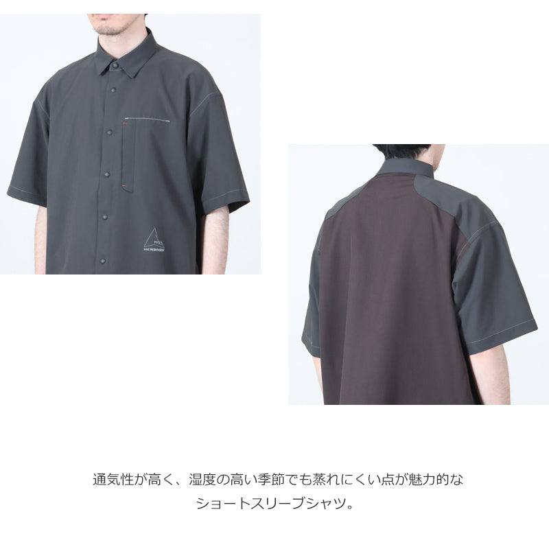 and wander(アンドワンダー) ROA × and wander breathable shirt 画像4