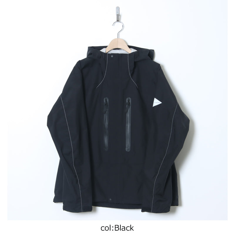 and wander(アンドワンダー) 2.5L hiker rain jacket 画像16