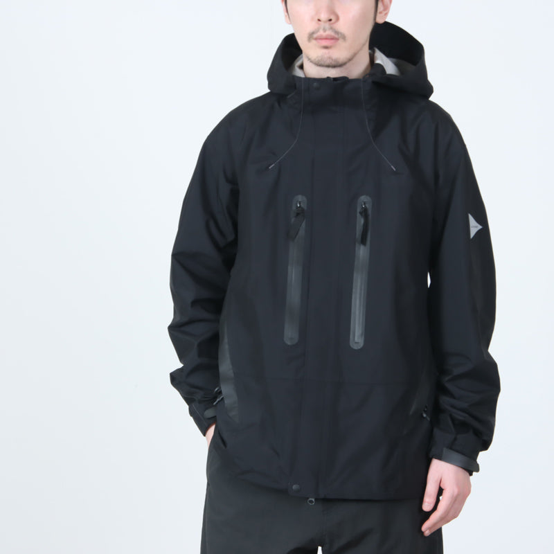 and wander(アンドワンダー) 2.5L hiker rain jacket 画像7