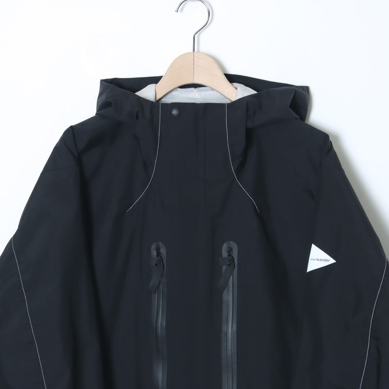 and wander(アンドワンダー) 2.5L hiker rain jacket 画像14