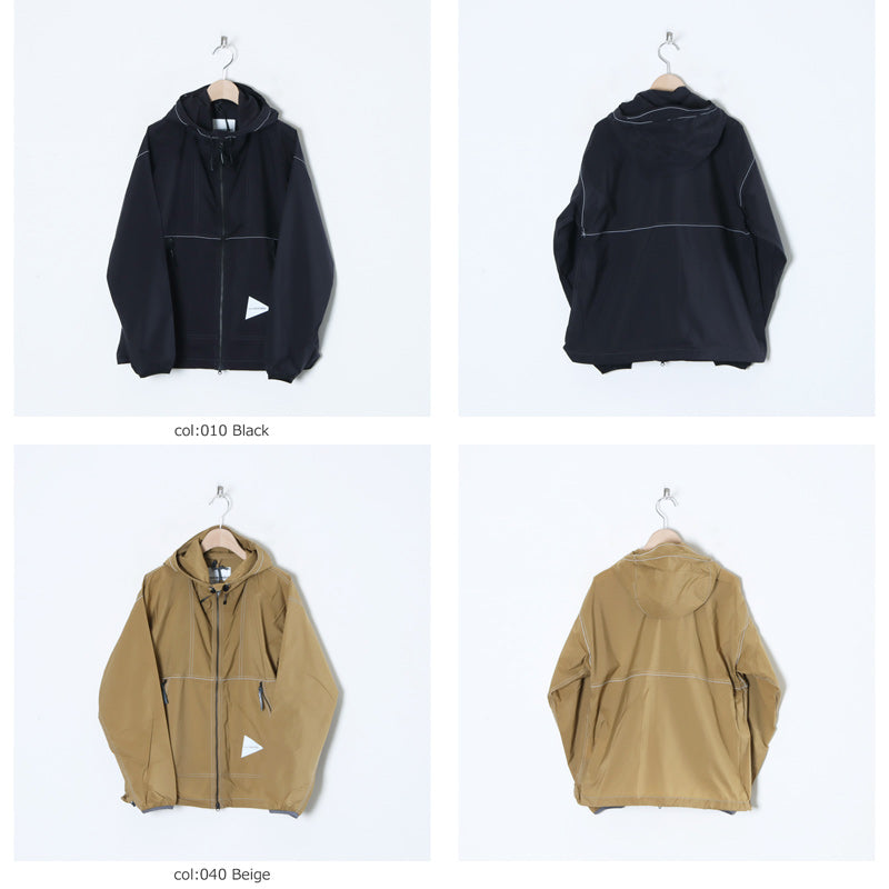 and wander(アンドワンダー) PERTEX wind jacket 画像2