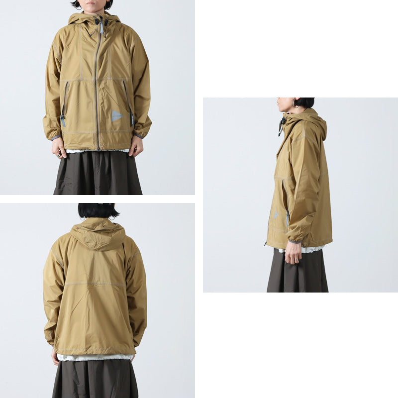 and wander(アンドワンダー) PERTEX wind jacket 画像4