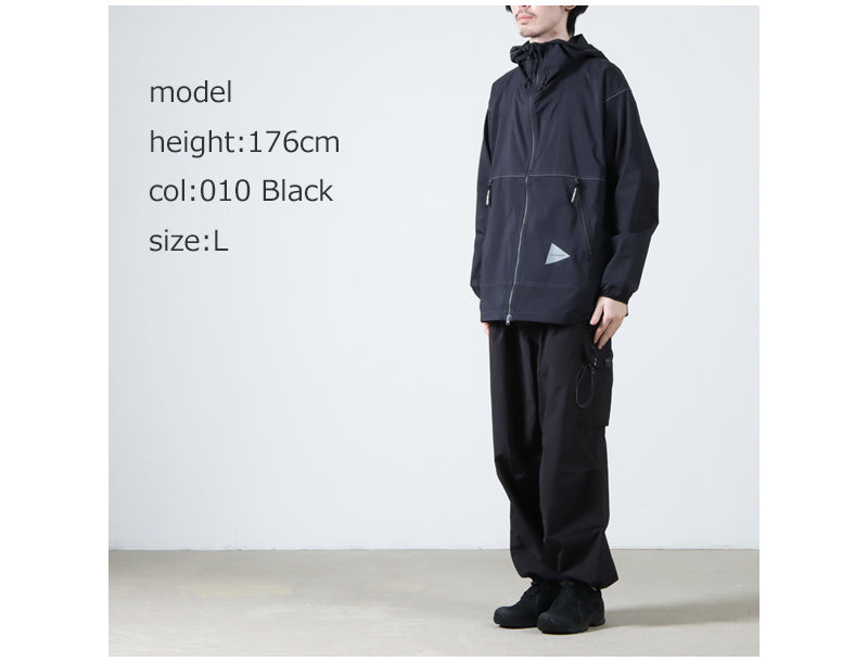 and wander(アンドワンダー) PERTEX wind jacket 画像24