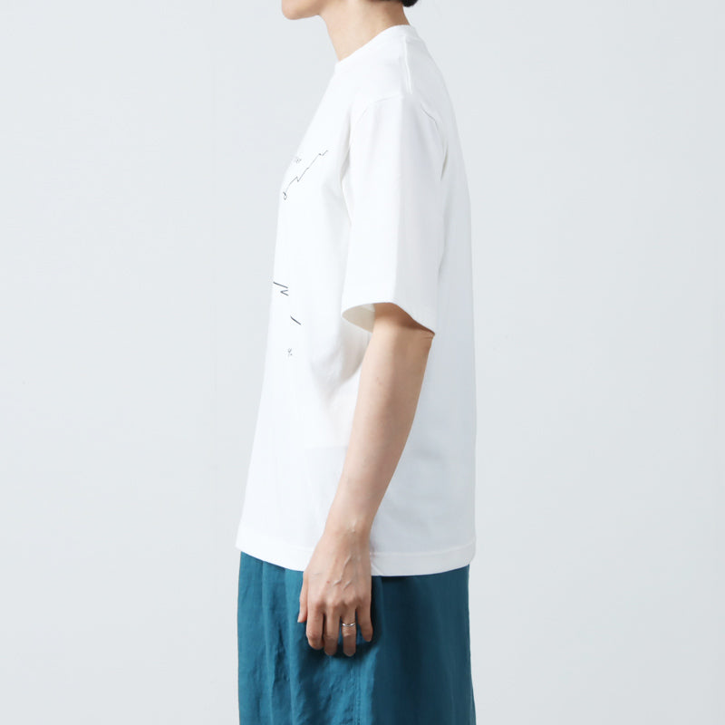 and wander(アンドワンダー) Yu Nagaba printed T 画像12