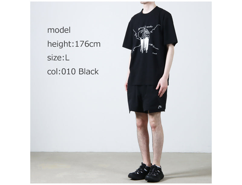 and wander(アンドワンダー) Yu Nagaba printed T 画像25