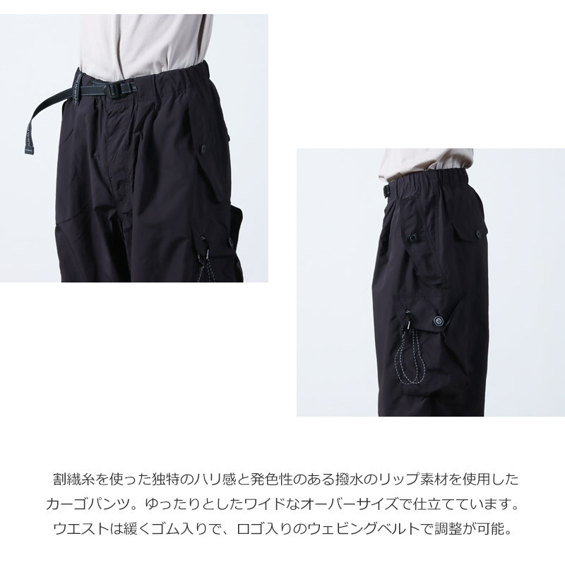 and wander(アンドワンダー) 87 oversized cargo pants 画像6