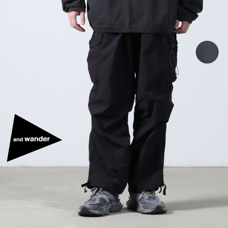 and wander(アンドワンダー) 87 oversized cargo pants 画像2