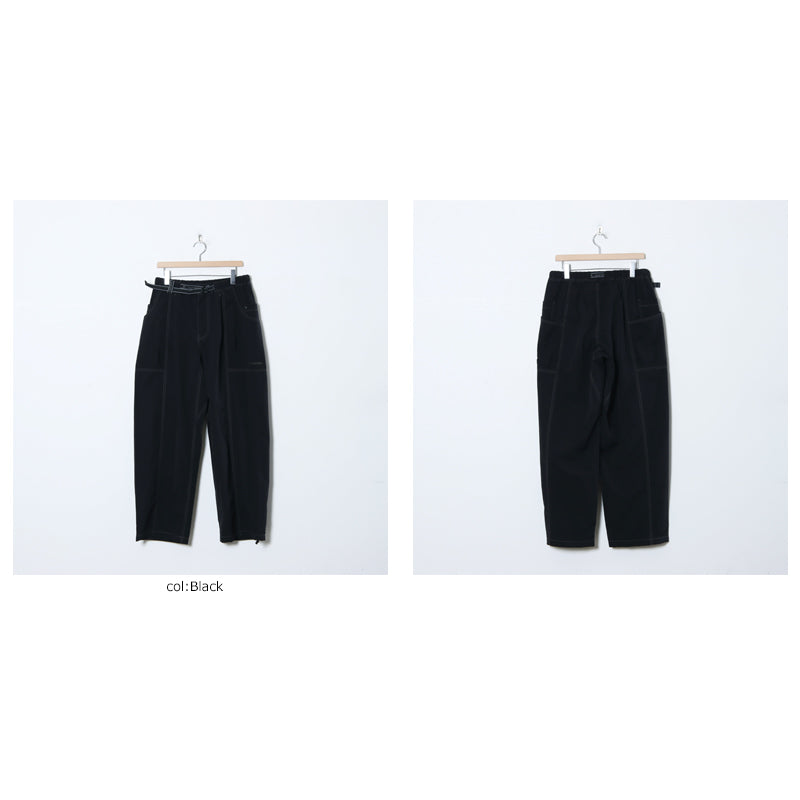 and wander(アンドワンダー) crinkled nylon pants 画像2