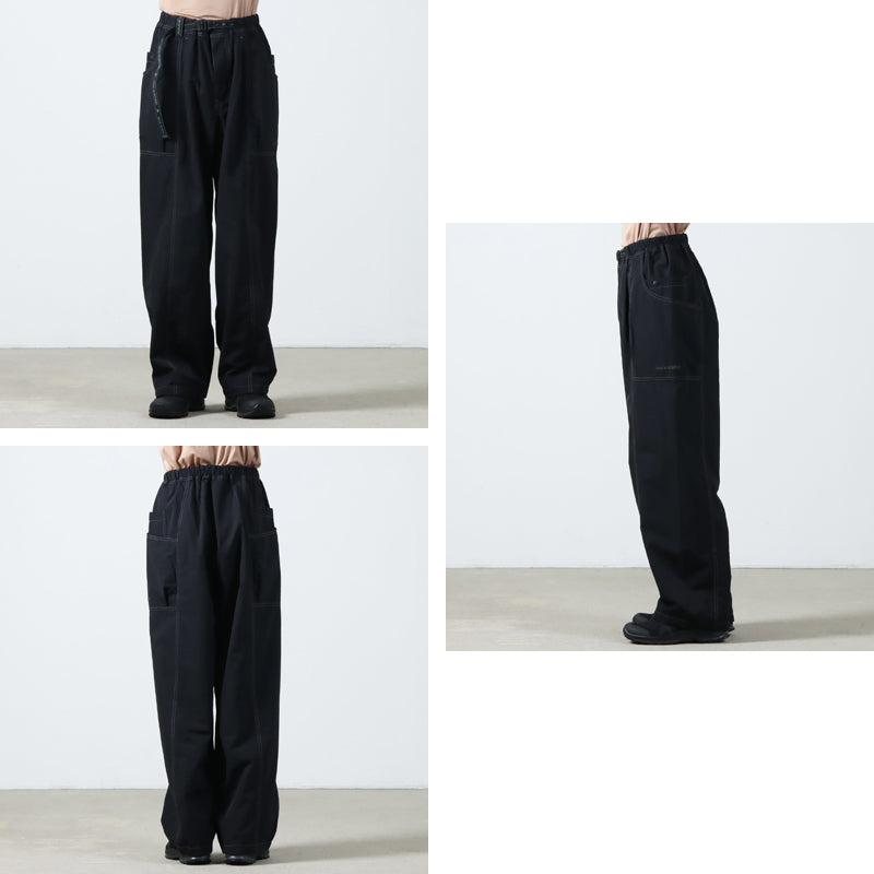 and wander(アンドワンダー) crinkled nylon pants 画像3
