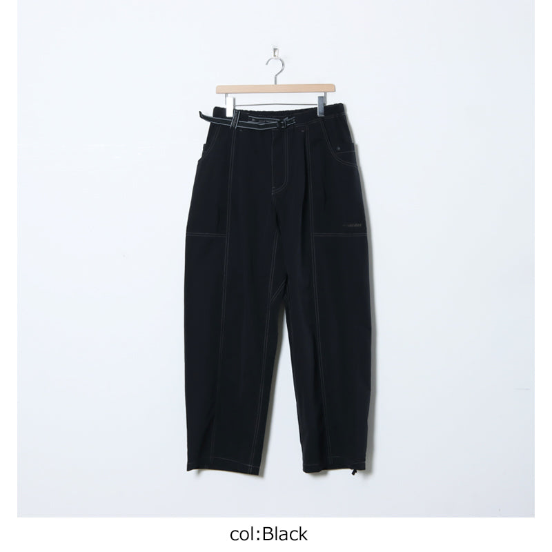 and wander(アンドワンダー) crinkled nylon pants 画像16