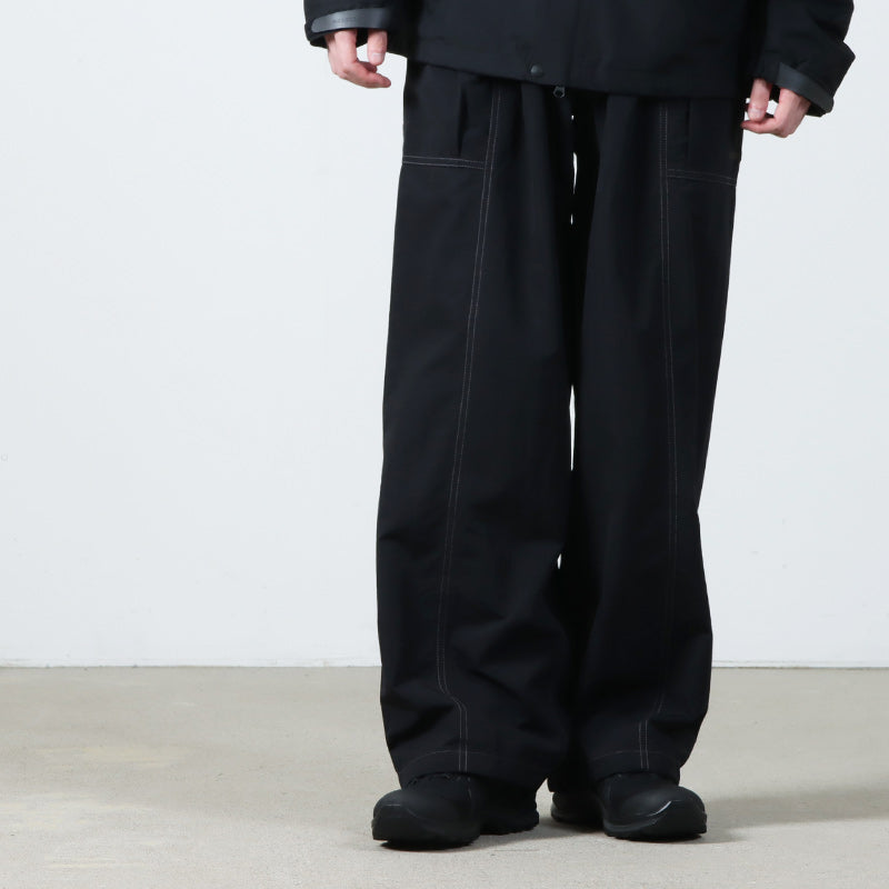 and wander(アンドワンダー) crinkled nylon pants 画像7