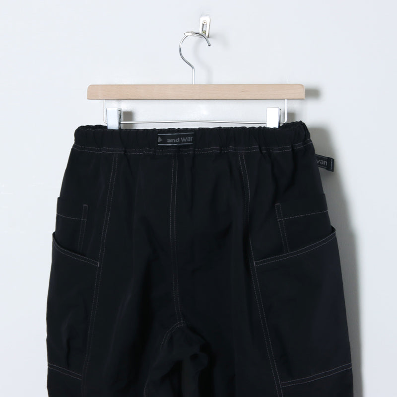 and wander(アンドワンダー) crinkled nylon pants 画像28