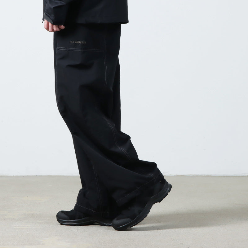 and wander(アンドワンダー) crinkled nylon pants 画像8