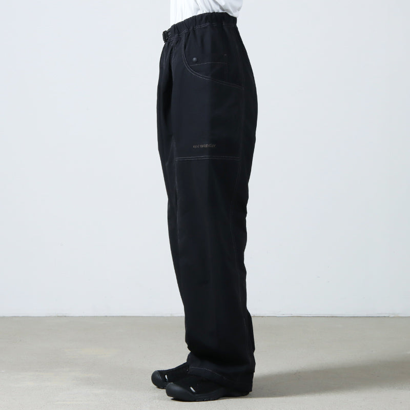 and wander(アンドワンダー) crinkled nylon pants 画像15