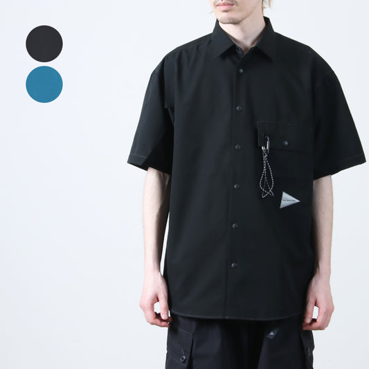 and wander(アンドワンダー) dry breathable SS shirt