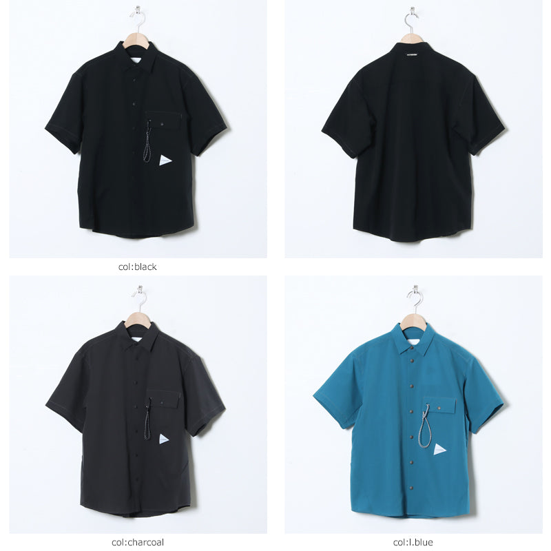 and wander(アンドワンダー) dry breathable SS shirt 画像2