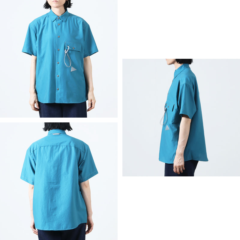 and wander(アンドワンダー) dry breathable SS shirt 画像4