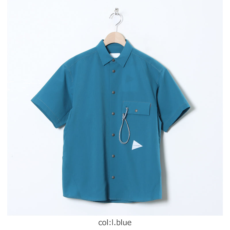 and wander(アンドワンダー) dry breathable SS shirt 画像19