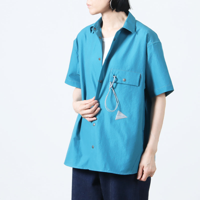 and wander(アンドワンダー) dry breathable SS shirt 画像9