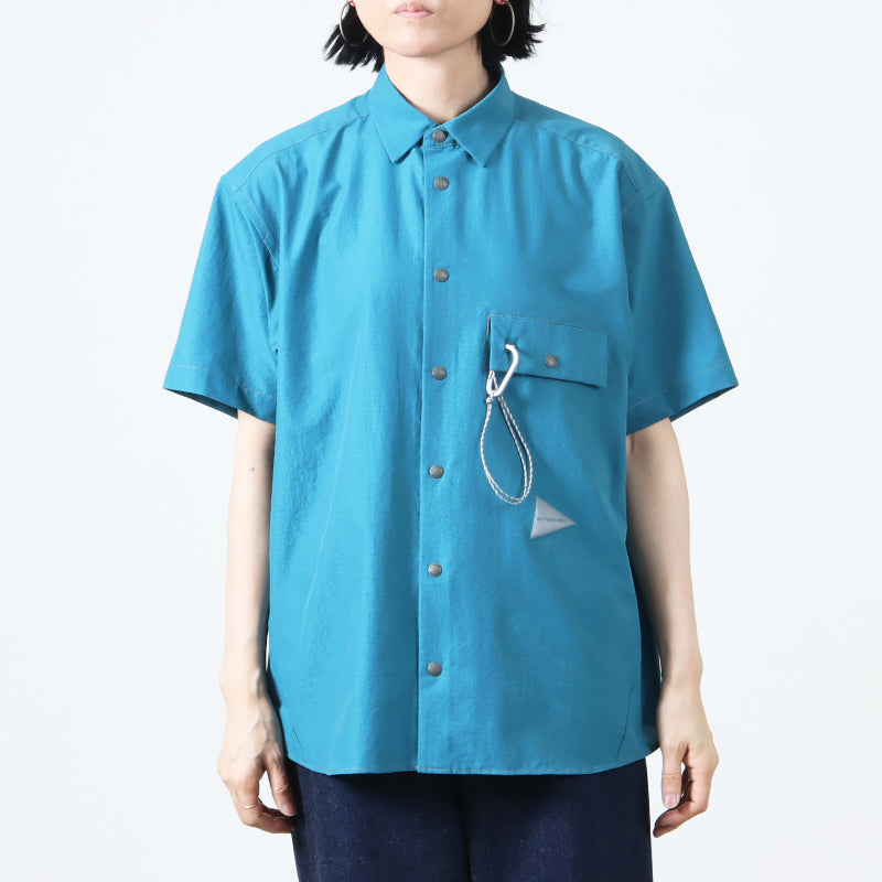 and wander(アンドワンダー) dry breathable SS shirt 画像14