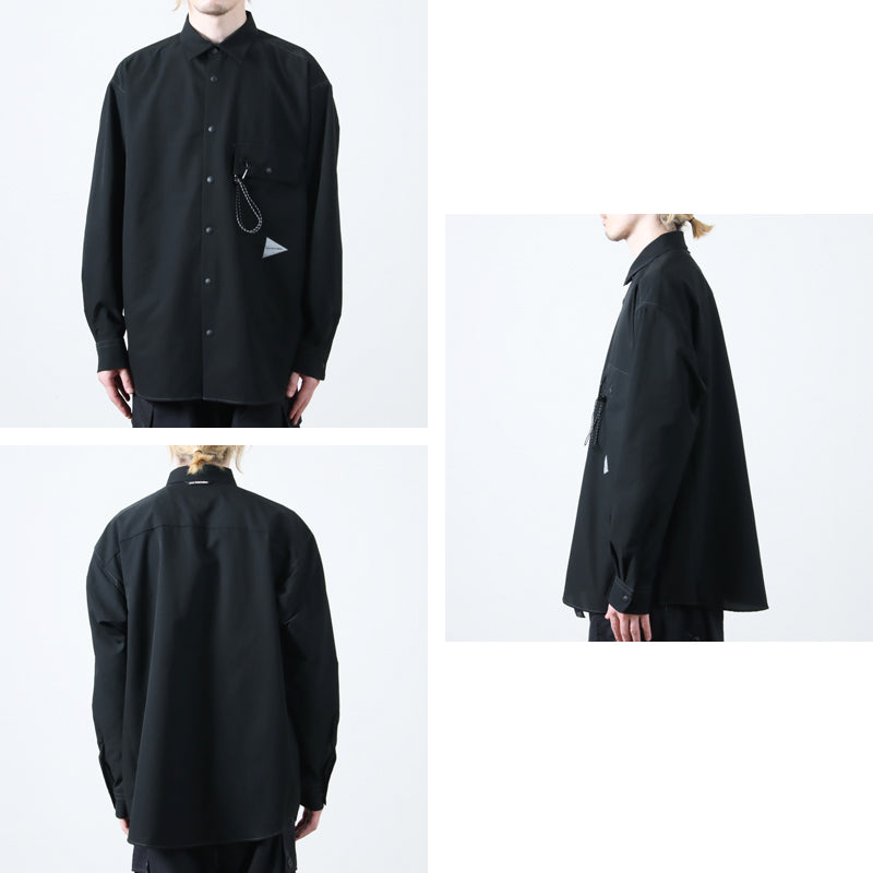 and wander(アンドワンダー) dry breathable LS shirt 画像3