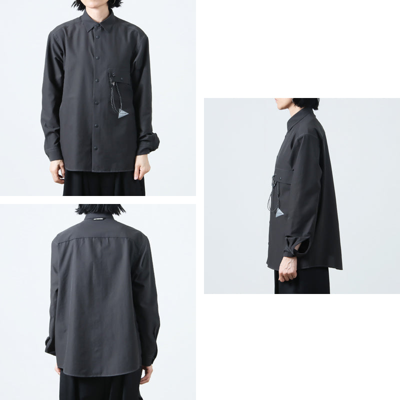 and wander(アンドワンダー) dry breathable LS shirt 画像4