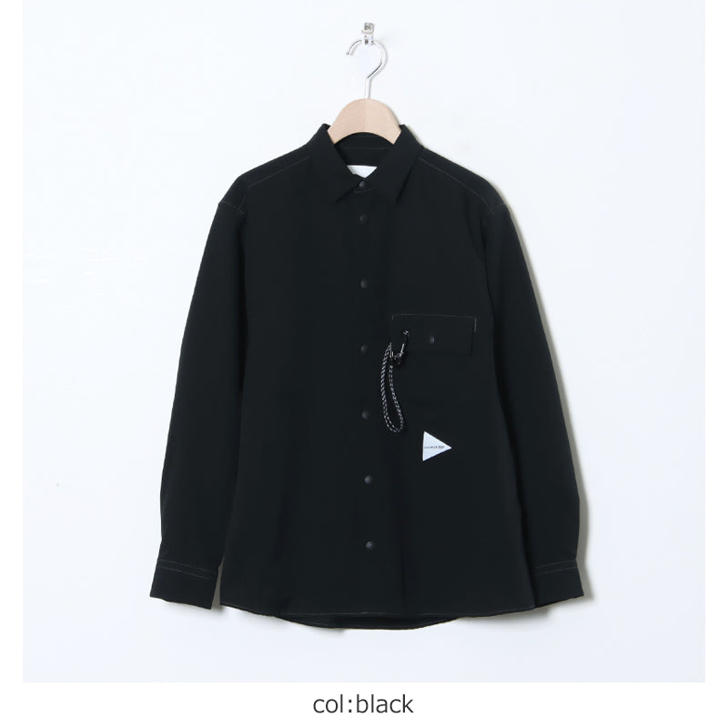 and wander(アンドワンダー) dry breathable LS shirt 画像16