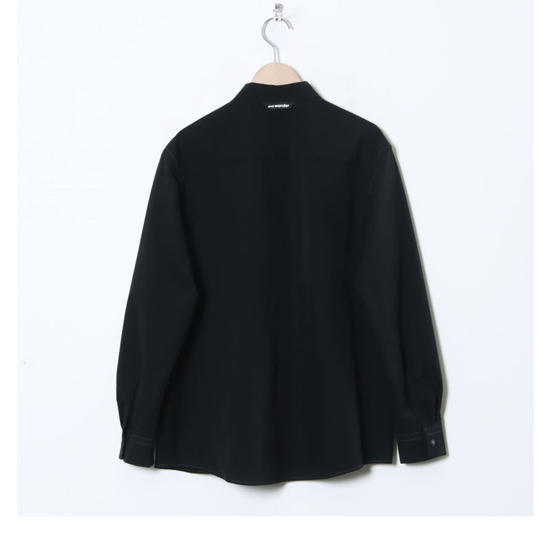 and wander(アンドワンダー) dry breathable LS shirt 画像17