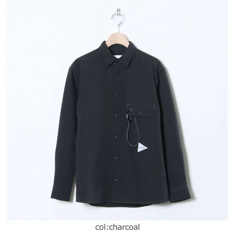 and wander(アンドワンダー) dry breathable LS shirt 画像18