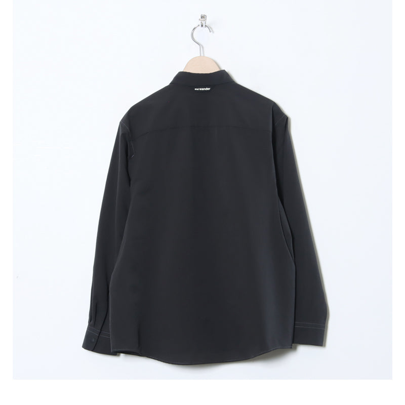 and wander(アンドワンダー) dry breathable LS shirt 画像19