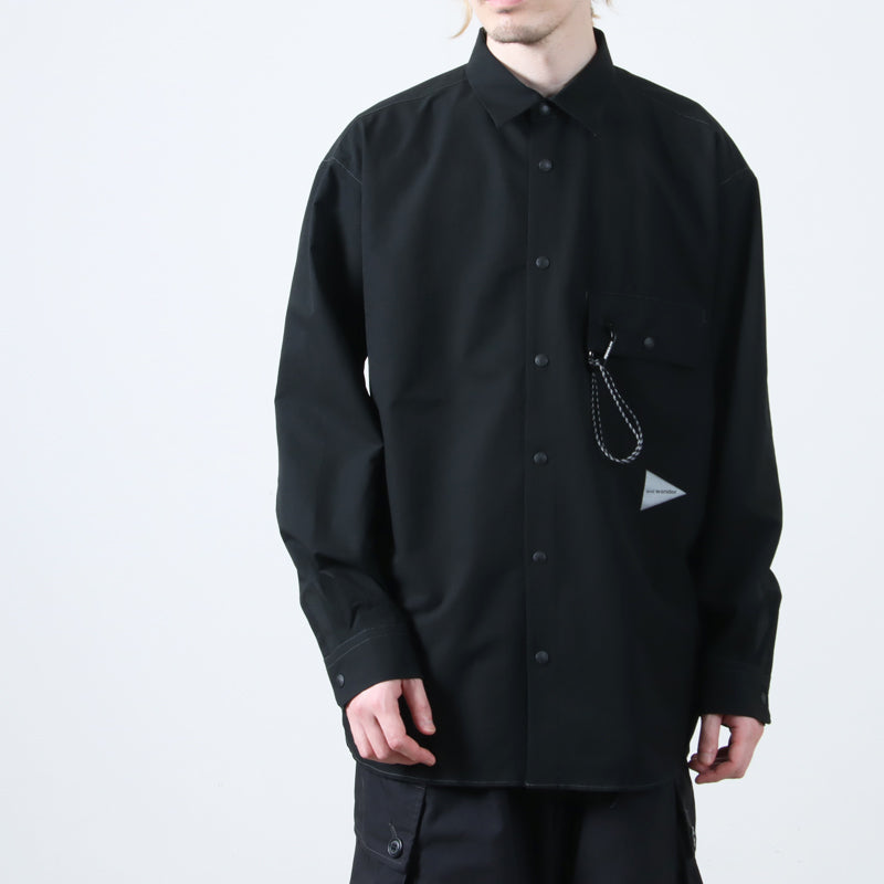 and wander(アンドワンダー) dry breathable LS shirt 画像7