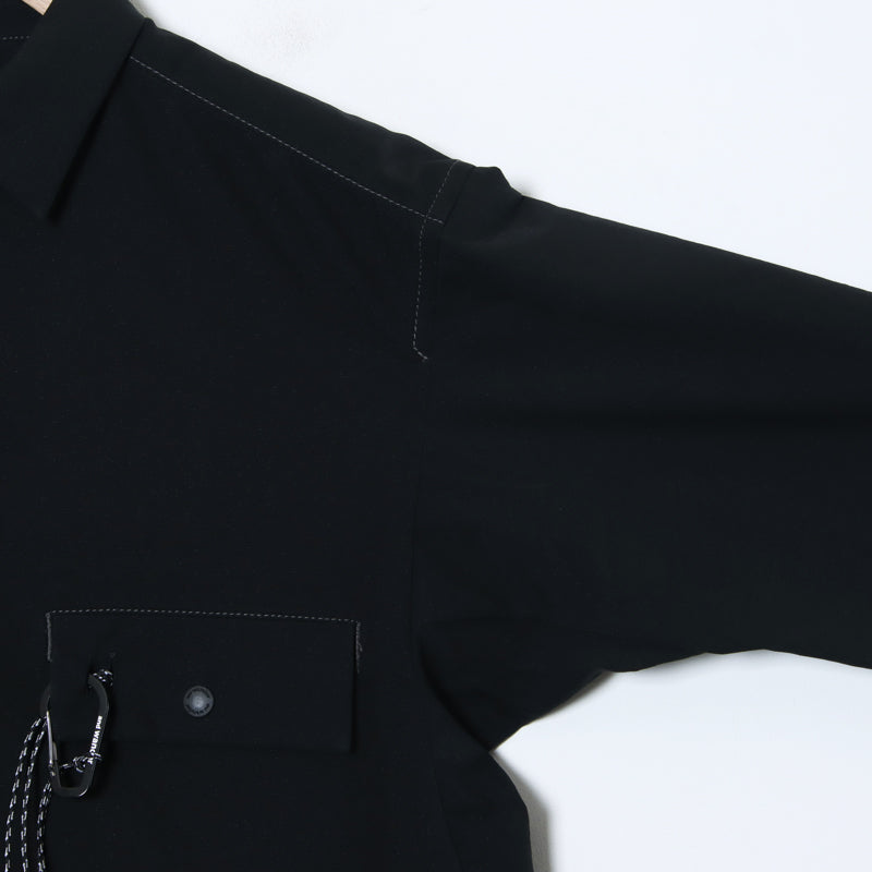 and wander(アンドワンダー) dry breathable LS shirt 画像31