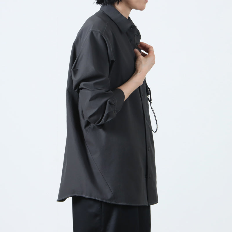 and wander(アンドワンダー) dry breathable LS shirt 画像10